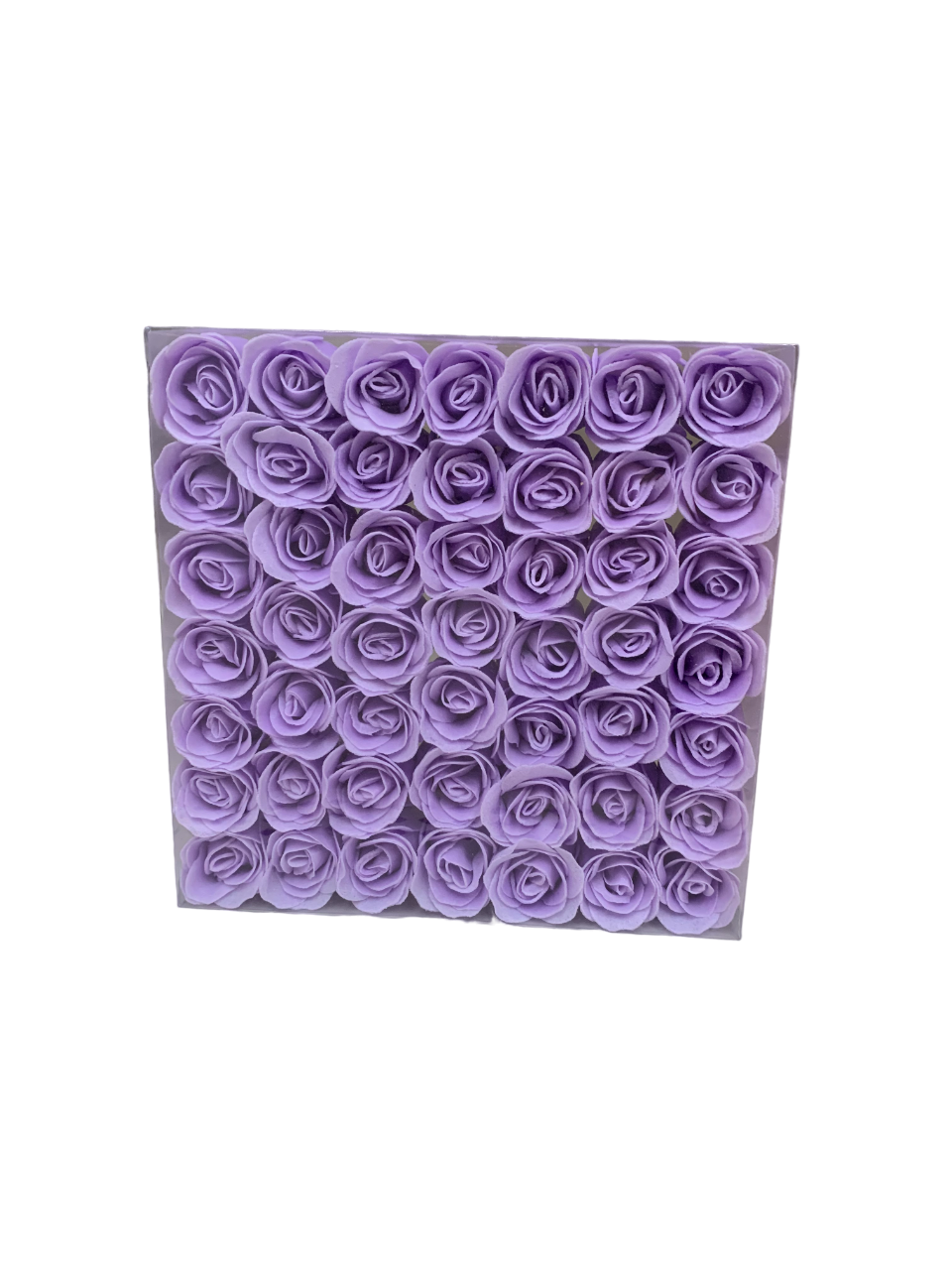 Dry Bath Soap Purple Rose Box